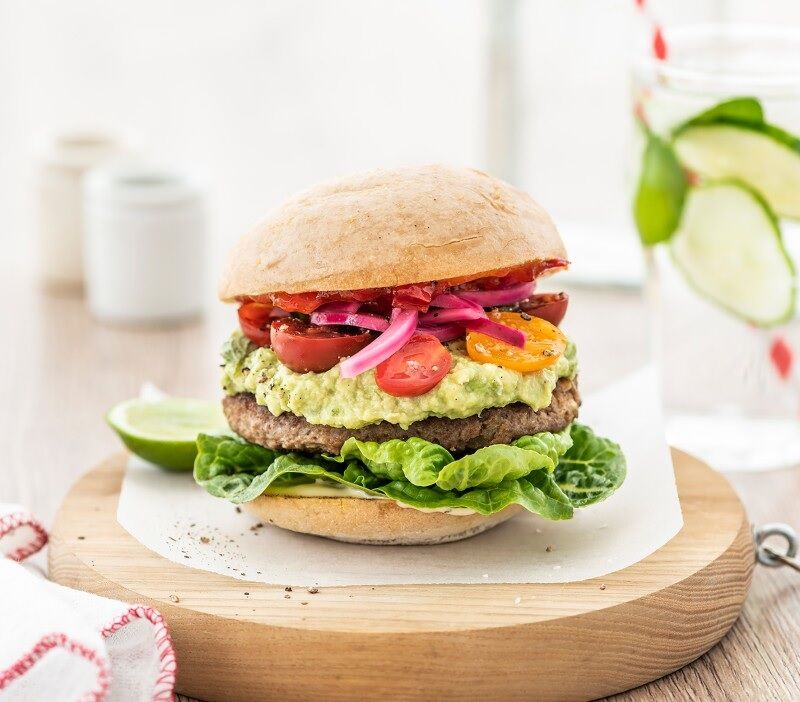 Hamburger, GLUTEN FREE Beef 60x120gm Angel Bay (GF) (H)