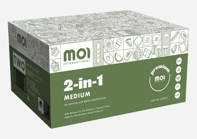 MOI Vegetable Shortening 2-in-1 Medium Pie & Bread
