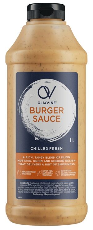 Sauce, Burger 1L Oli & Vine (GF)