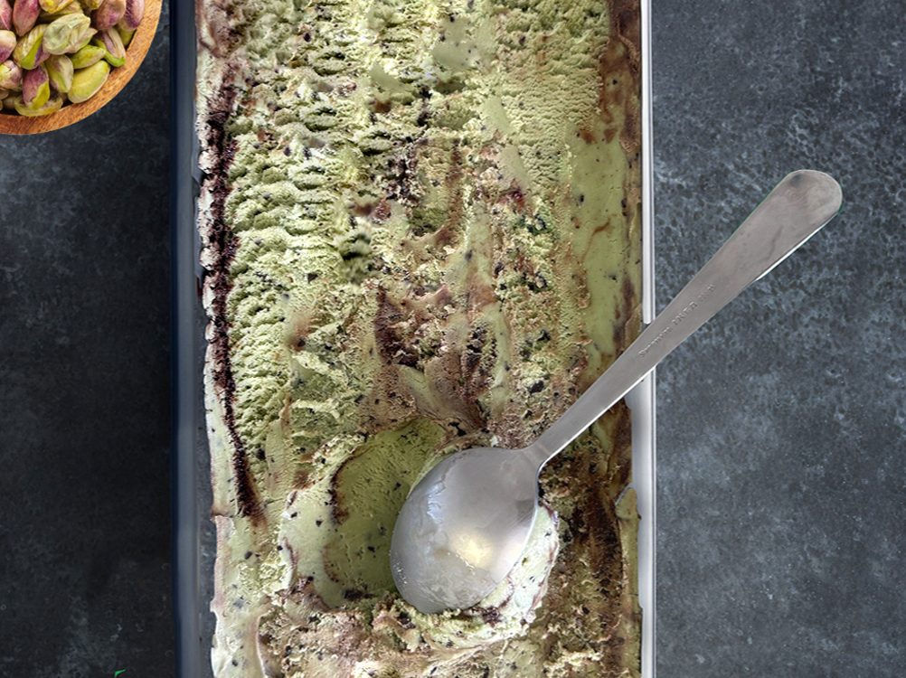 Ice Cream**Gourmet Pistachio Choc Ripple 5L Everest (GF) (H)