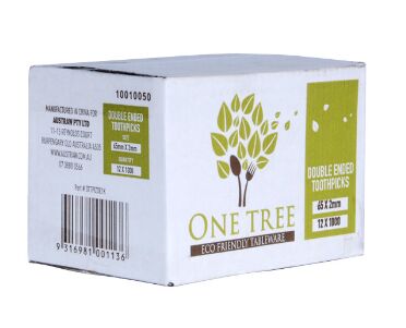 Toothpicks, Wooden Double Ended (1000) One Tree