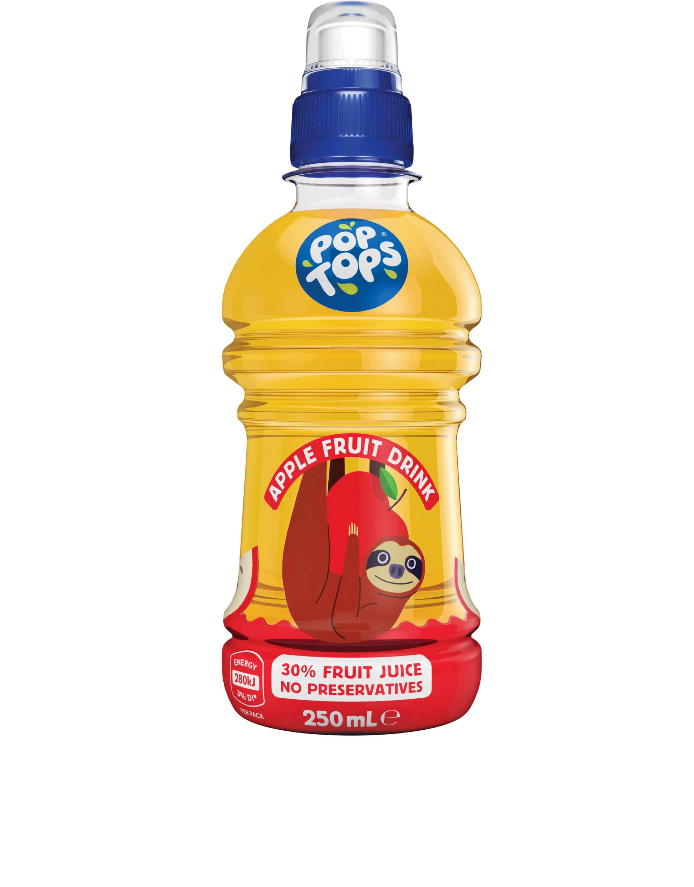 Juice, Apple Pop Top Fruit Drink 24x250ml