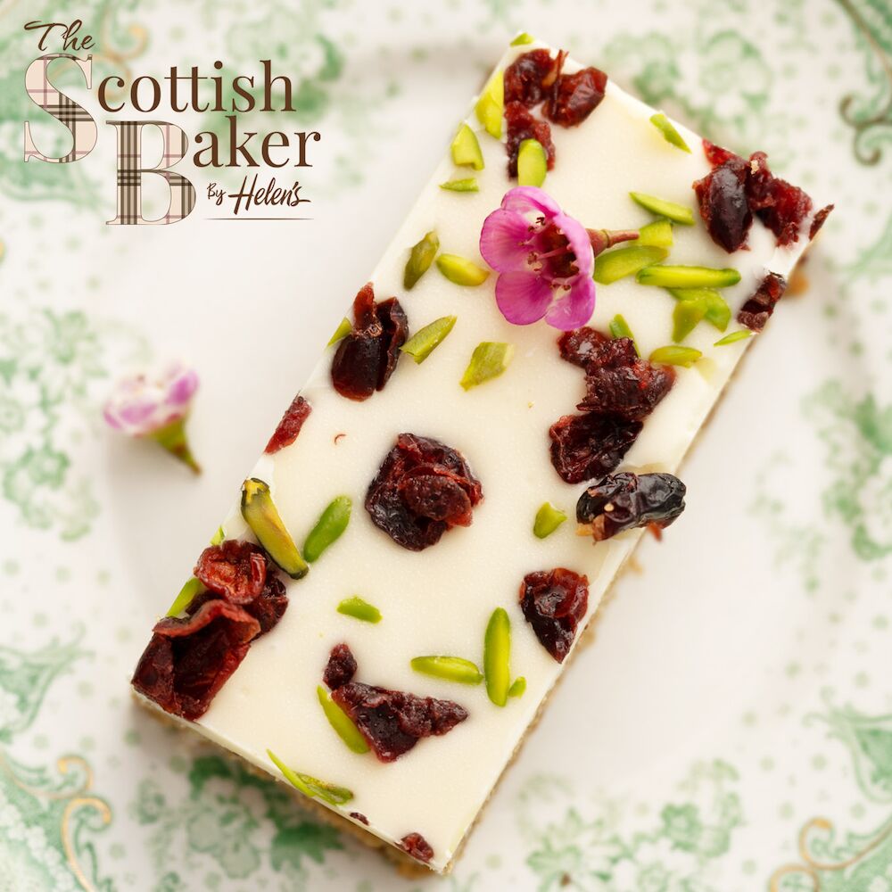Slice, Cranberry & Pistachio 15x115g The Scottish Baker