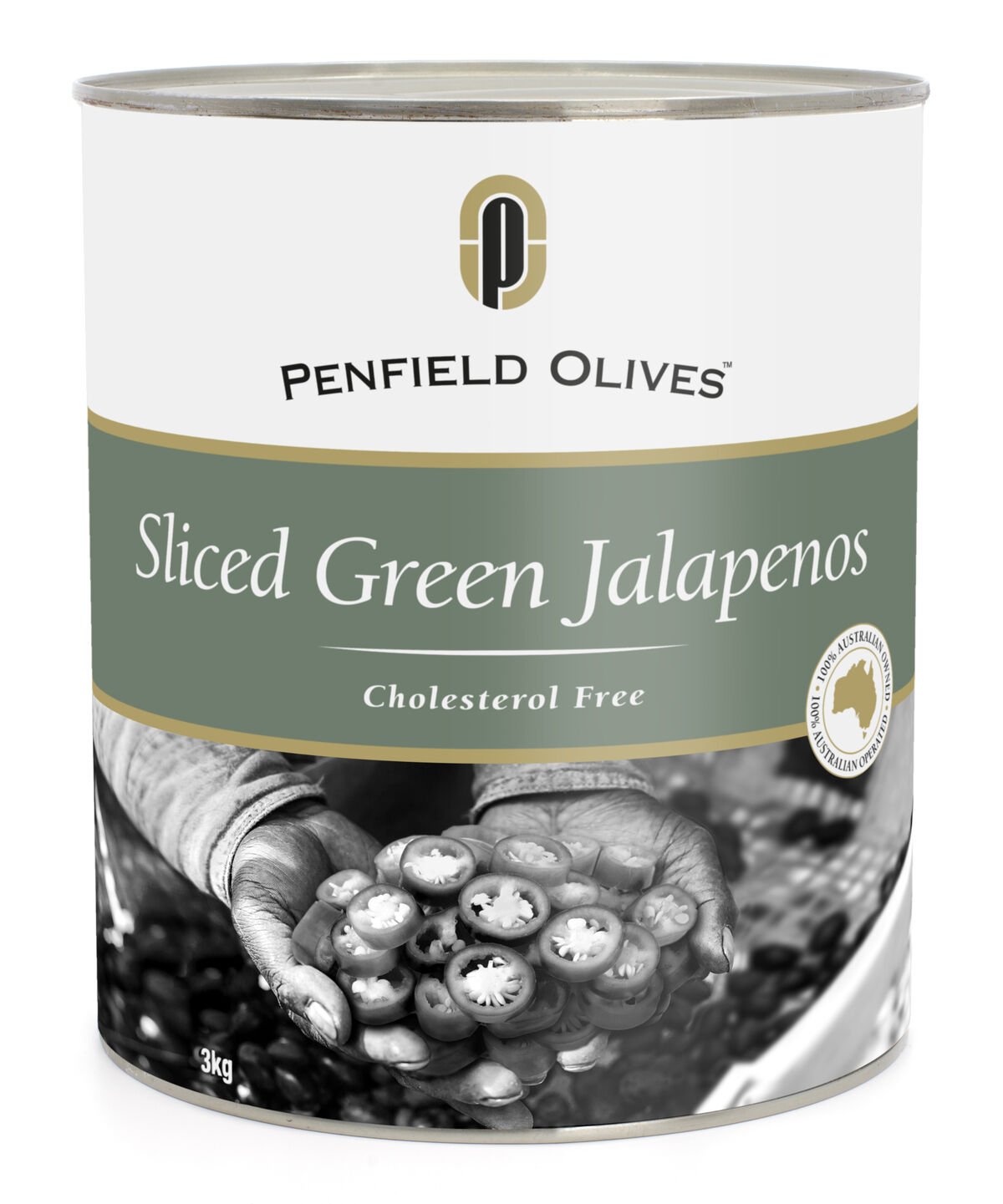 Jalapenos, Peppers Sliced Green A10 Penfield