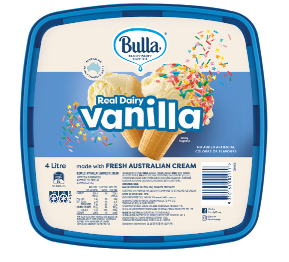 Bulla Ice Cream Vanilla