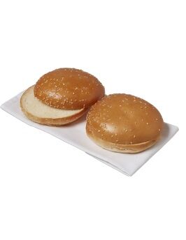 Bread, (9128) 4.5″ Milk Burger Buns Seeded Glazed 48x85gm Speedibake (H)