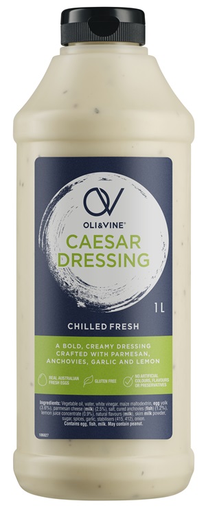 Dressing, Caesar 1L Oli & Vine (GF)