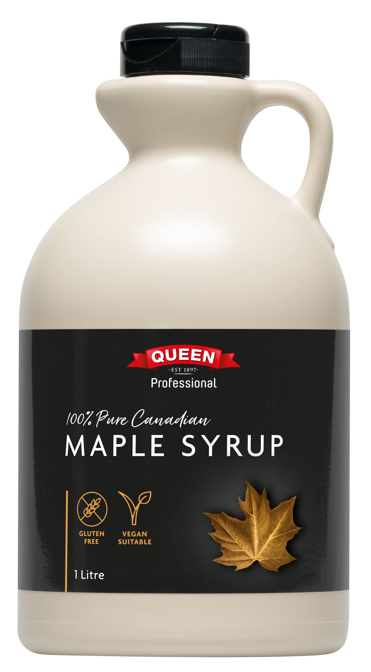 Maple, Syrup Pure Canadian 1L Queen (GF) (H) (V)