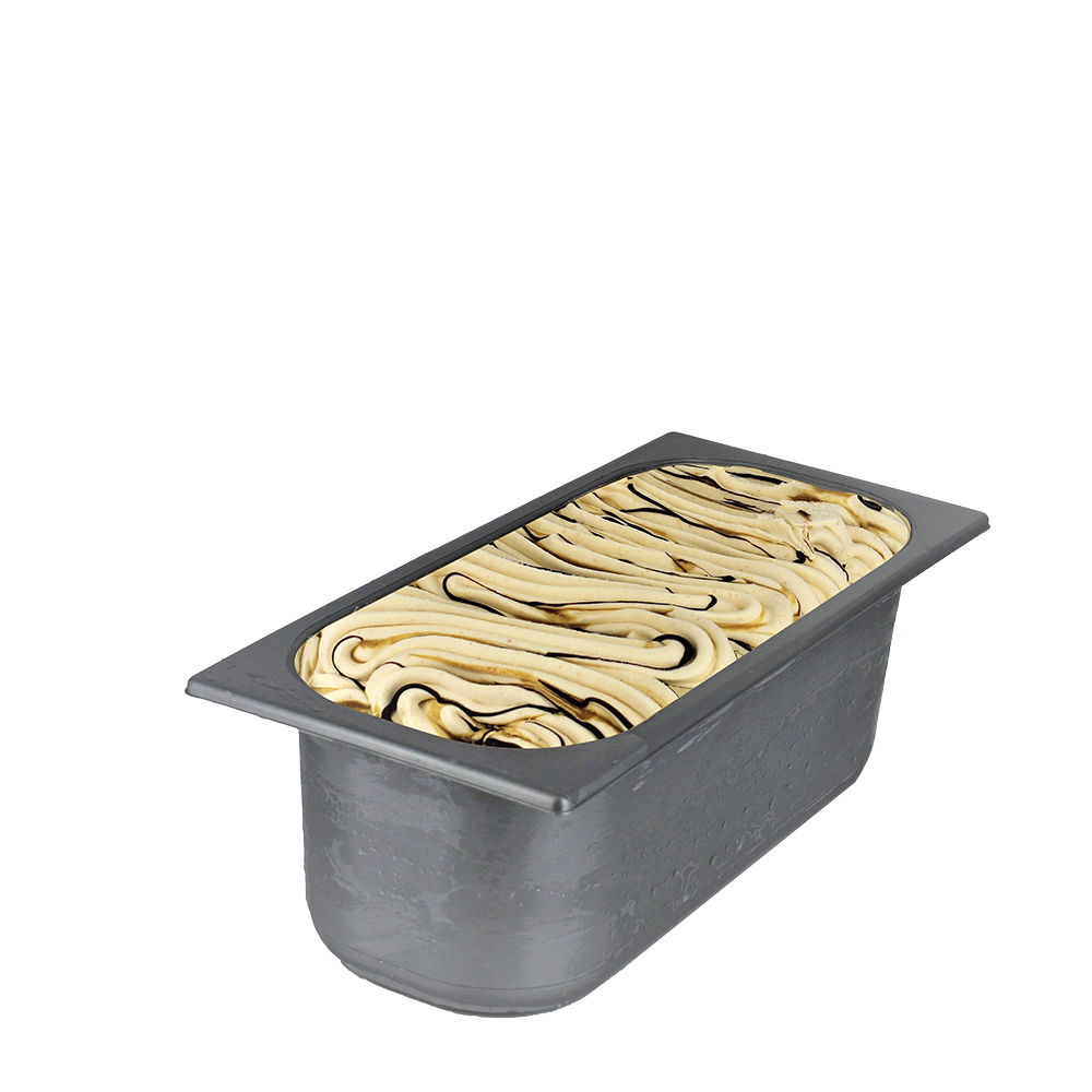 Gelista Gelato Peanut Butter with Chocolate & Caramel Swirl