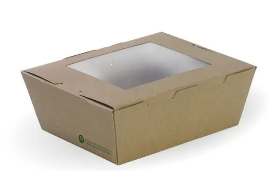 BioBoard**Window Lunch Box 1250ml (200 sleeves) Biopak