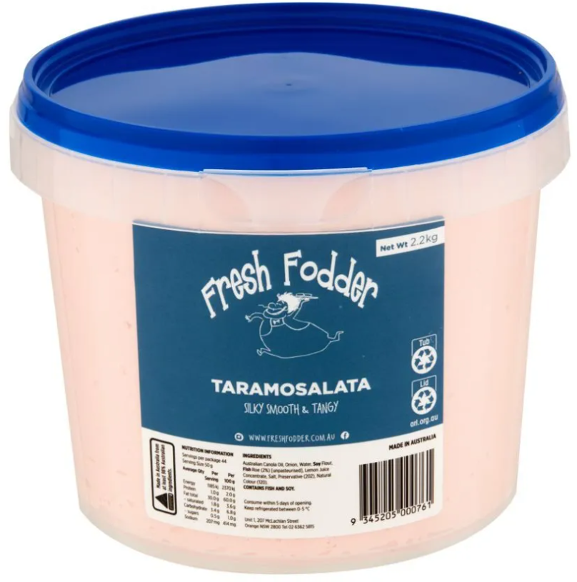 Fresh Fodder Taramosalata Dip Silky Smooth & Tangy
