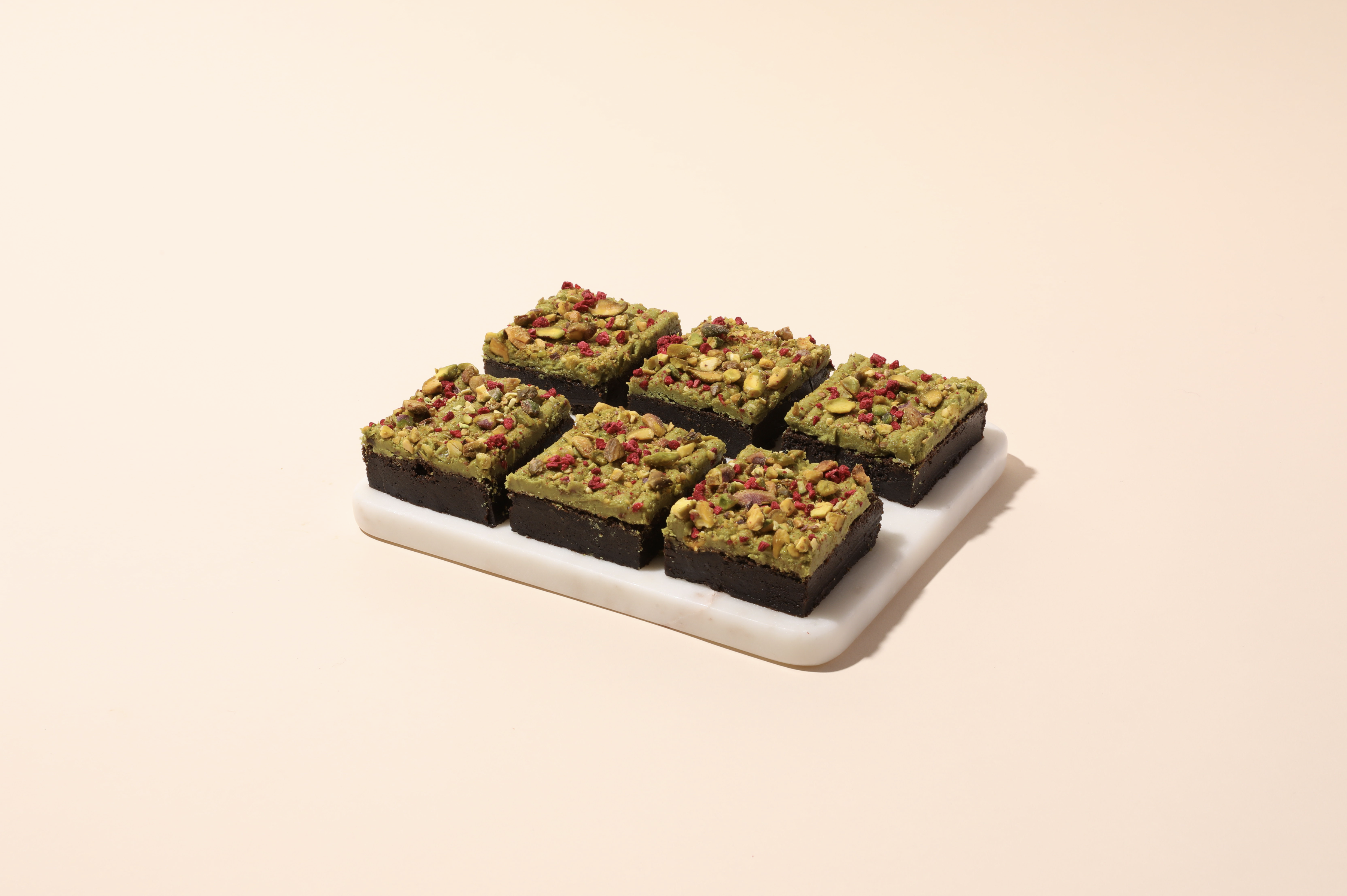 Slice, 1-988 Pistachio Brownie (15 Portions) Priestley’s