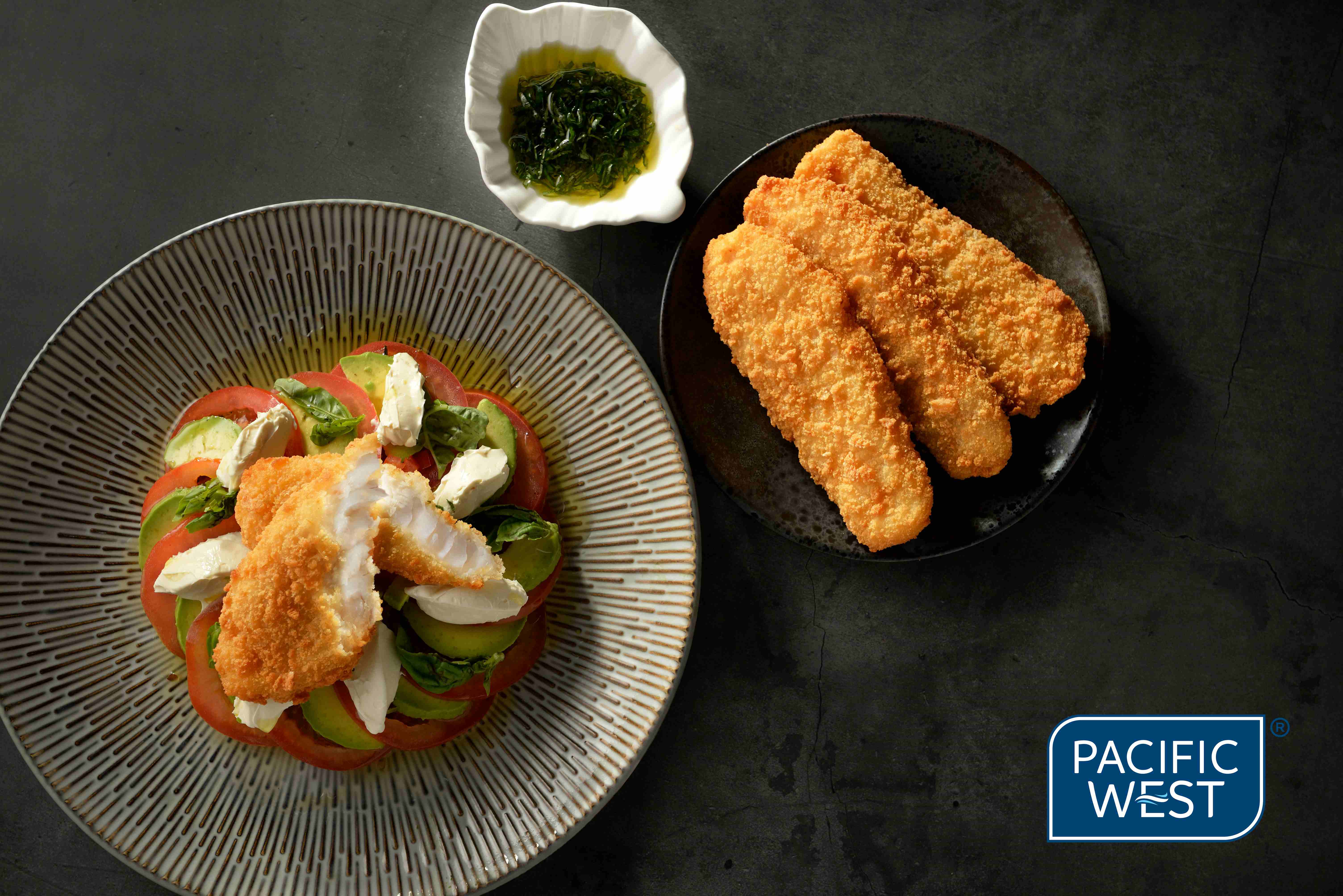 Crumbed Fish**30x115gm Pacific West Oven Ready (H)