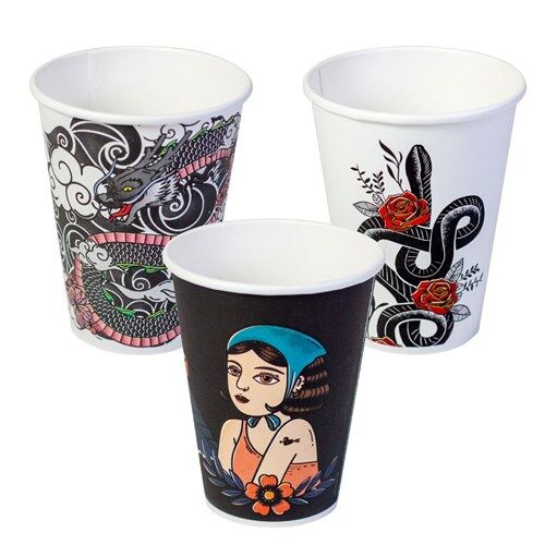 Cups**Coffee Single Wall Ink Series 12oz (1000) Envirochoice