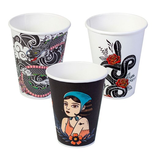 Cups, Coffee Single Wall Ink Series 12oz (1000) Envirochoice