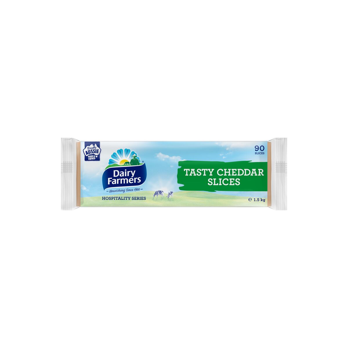 Cheese**Tasty Cheddar Slices 1.5kg Dairy Farmers