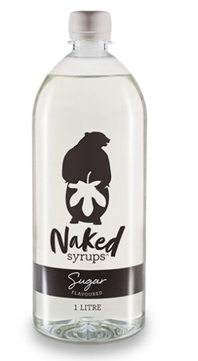 Syrup, Simple Sugar Flavouring 1L Naked Syrups (GF) (H) (VG)
