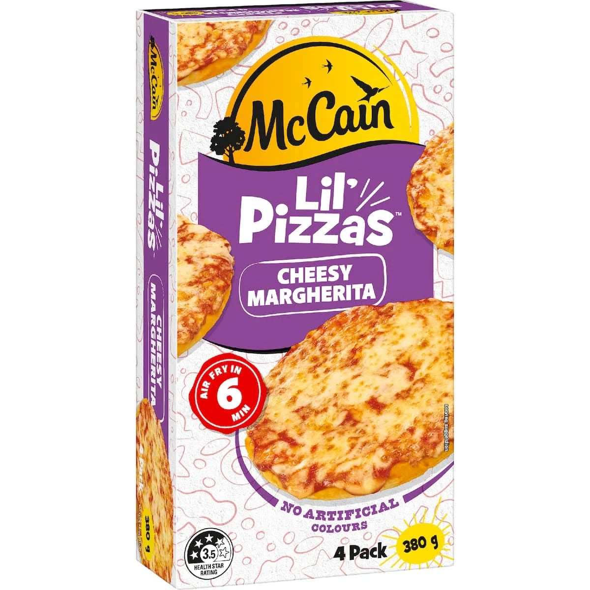 Pizza Singles, Cheesy Margherita 8x380g, McCains (32)