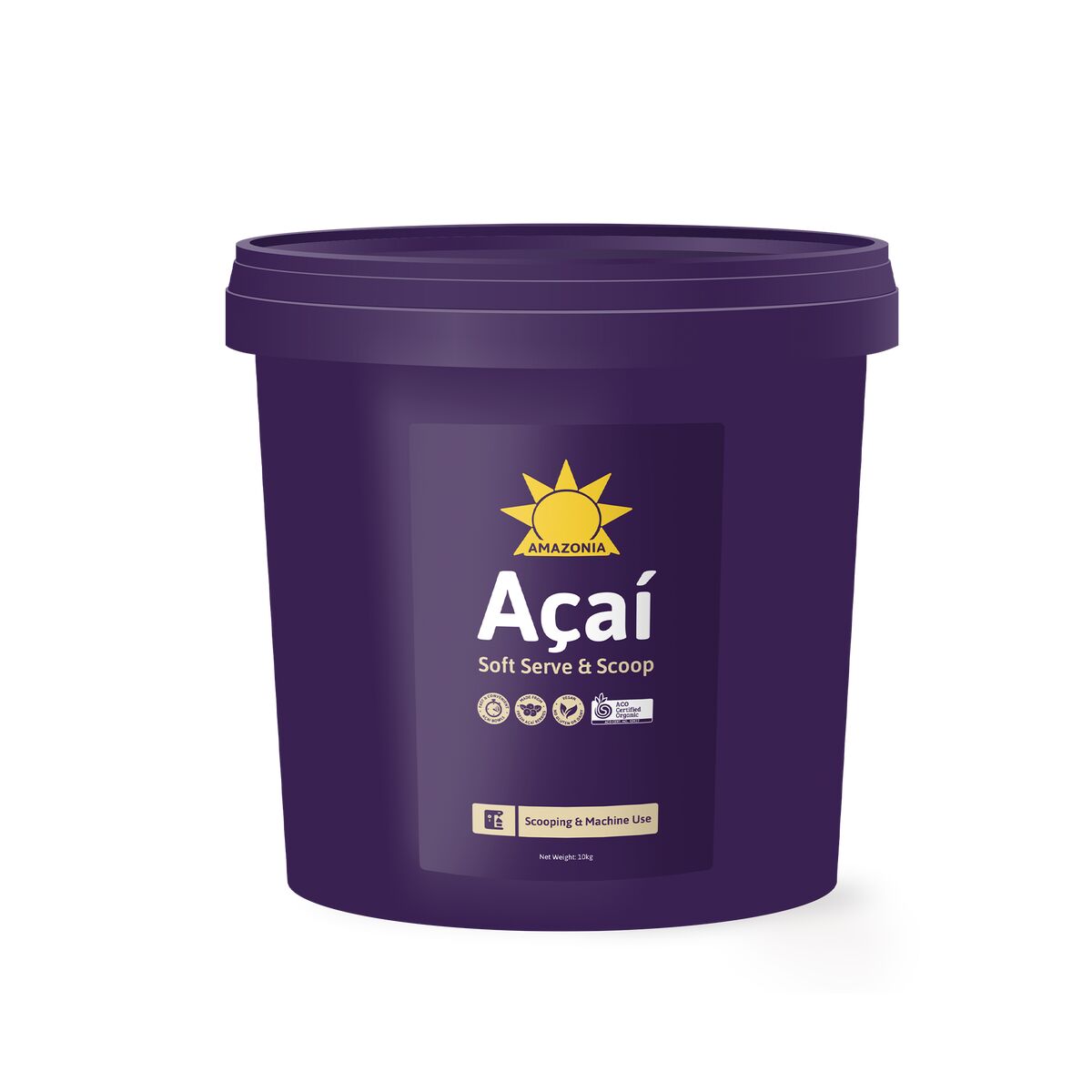Acai, Organic Scoopable Frozen 3X3kg Amazonia