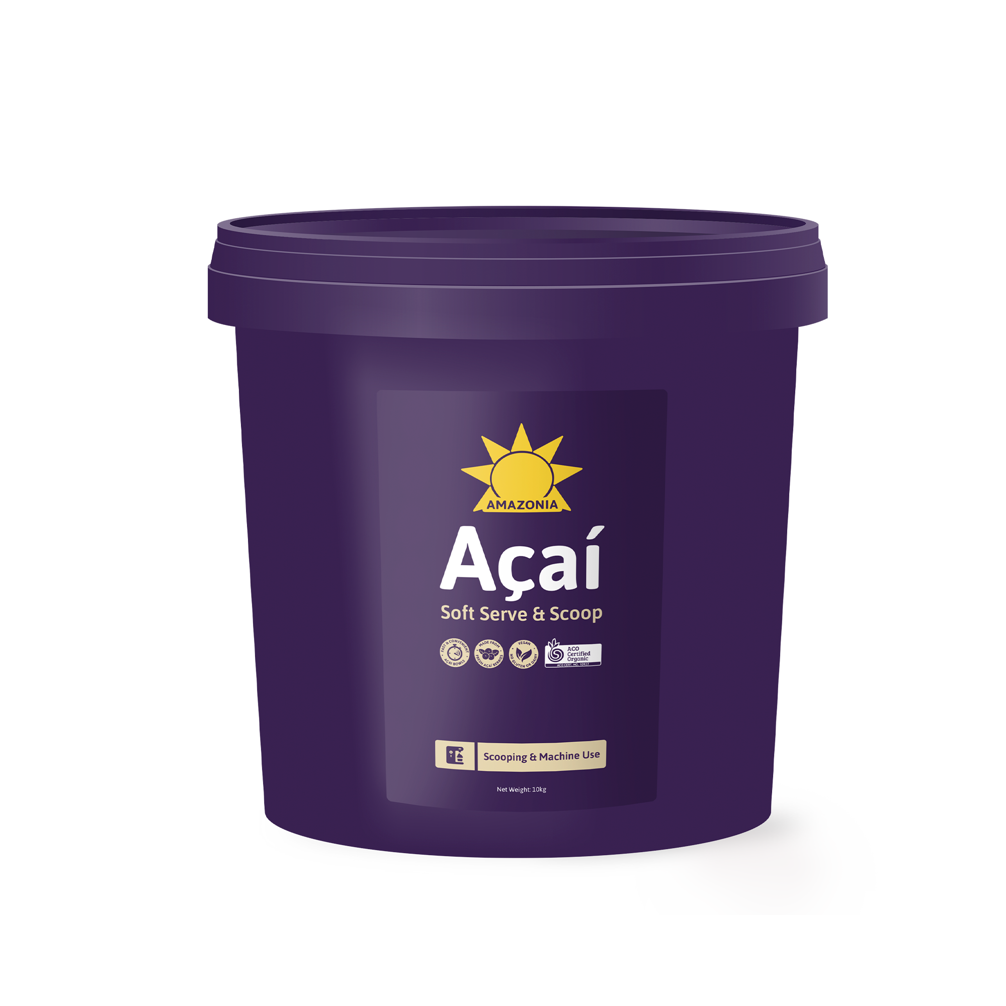 Acai, Organic Scoopable Frozen 3X3kg Amazonia