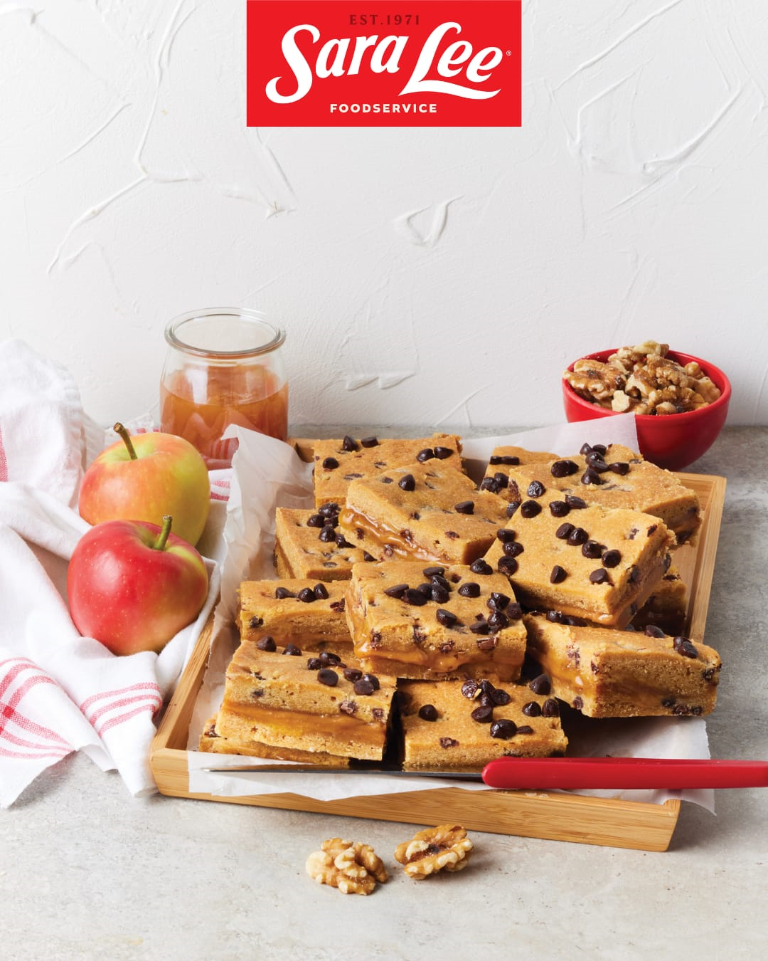 Slice, Premium Caramel Cookie 1.2kg Sara Lee (H)
