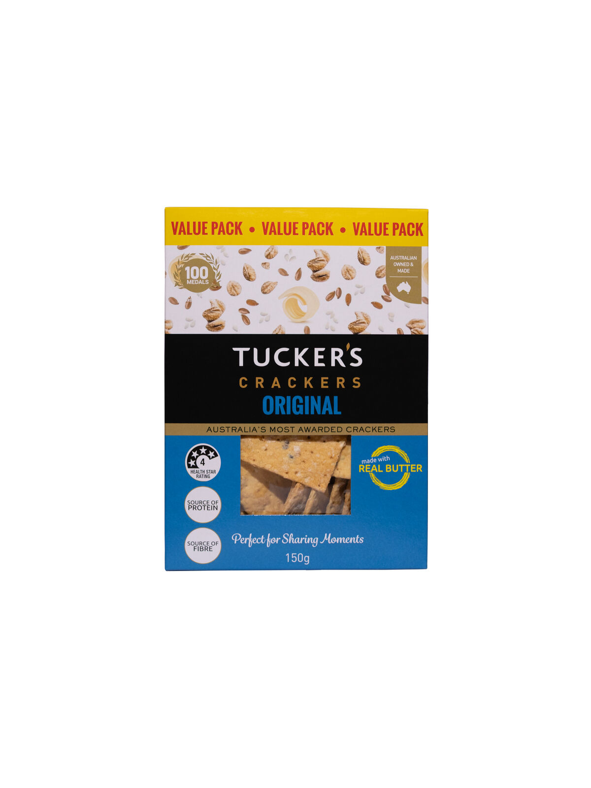 Crackers, Original Tucker’s Natural 150g INNER