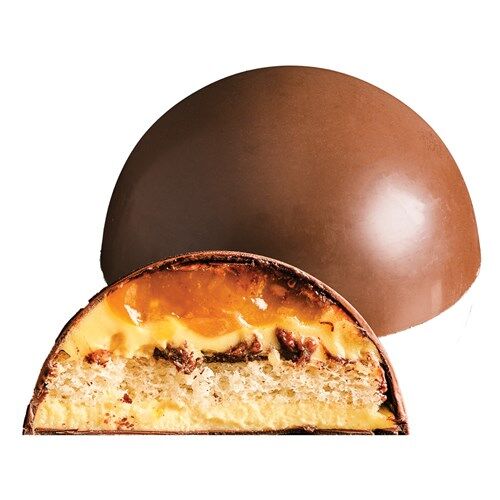Desserts, Les Domes Mango Passionfruit with Milk Chocolate 18x100g La Rose Noire