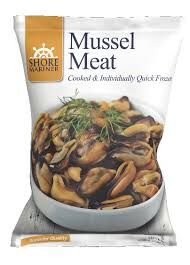 Mussel Meat 100/200 A Grade 1kg Shore Mariner (I)