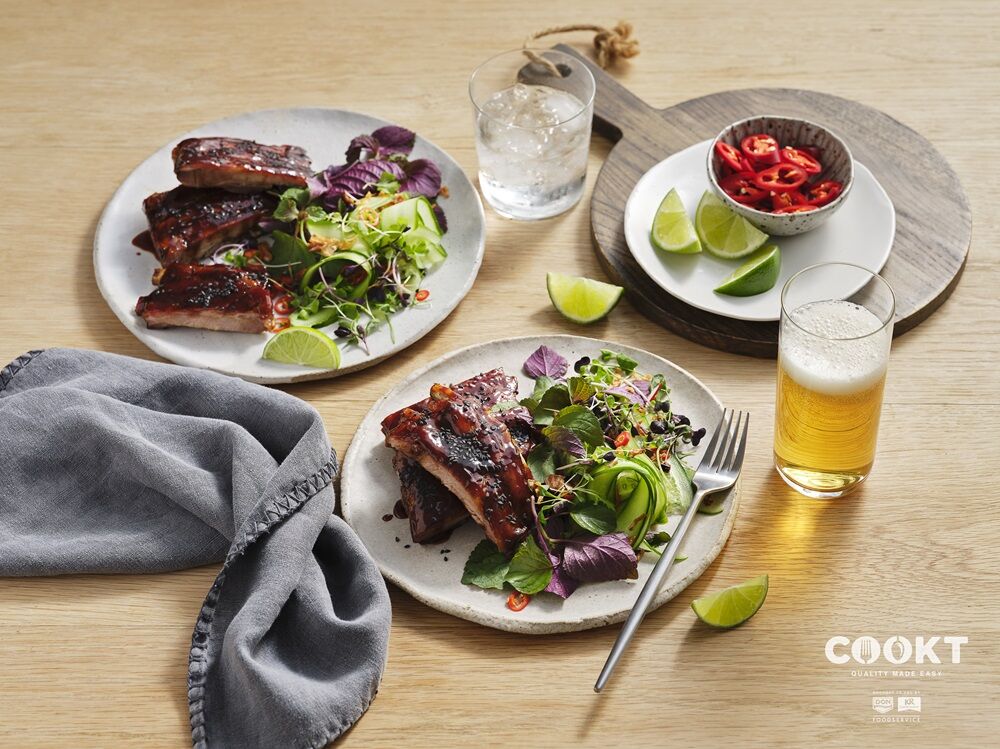 Pork Ribs, Plain COOKT Random Weight (Approx 1.3kg) KRC
