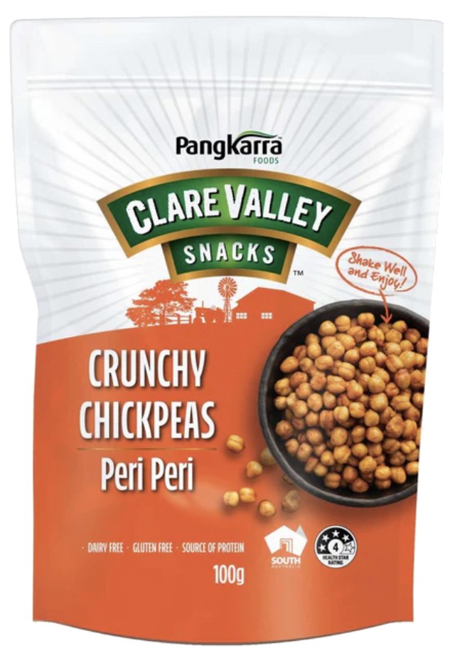 Chickpeas**Crunchy Peri Peri 8x100g, Pangkarra