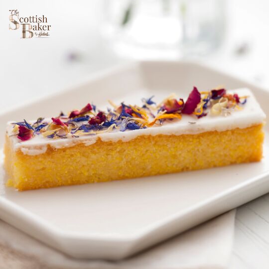 Slice, Lemon Coconut Polenta 20x79g (GF) The Scottish Baker