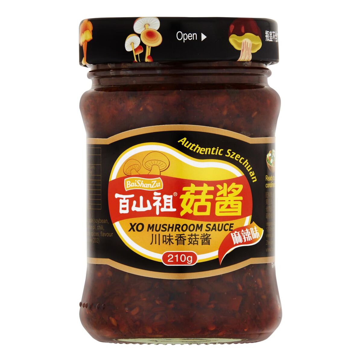 Sauce, Mushroom Szechuan Baishanzu 210gm