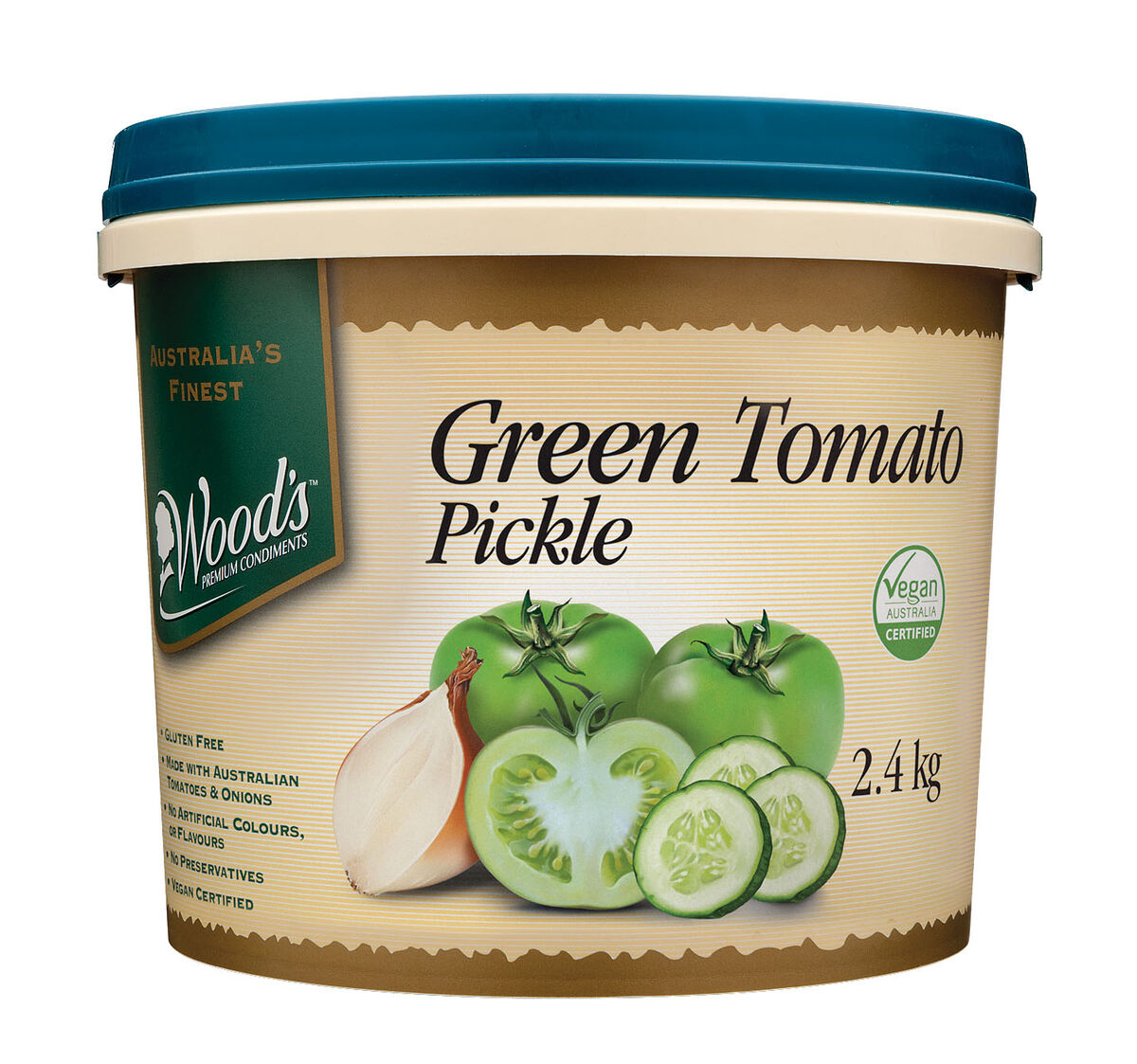 Pickle, Green Tomato 2.4kg Woods (GF)(V)(H)
