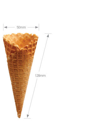Ice Cream Natural Cones Waffle A (336) Altimate (VG) (H) (GF)