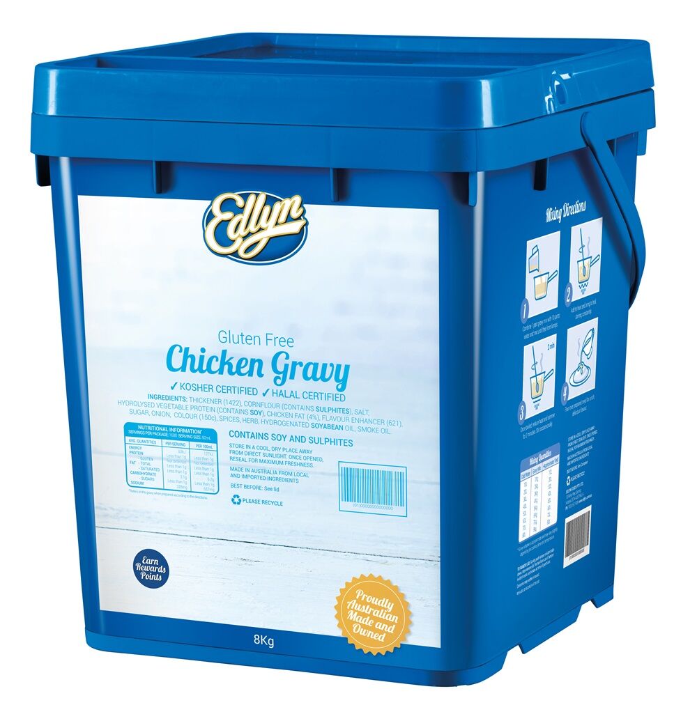 Gravy, Chicken Gluten Free 8kg Edlyn(GF)(H)