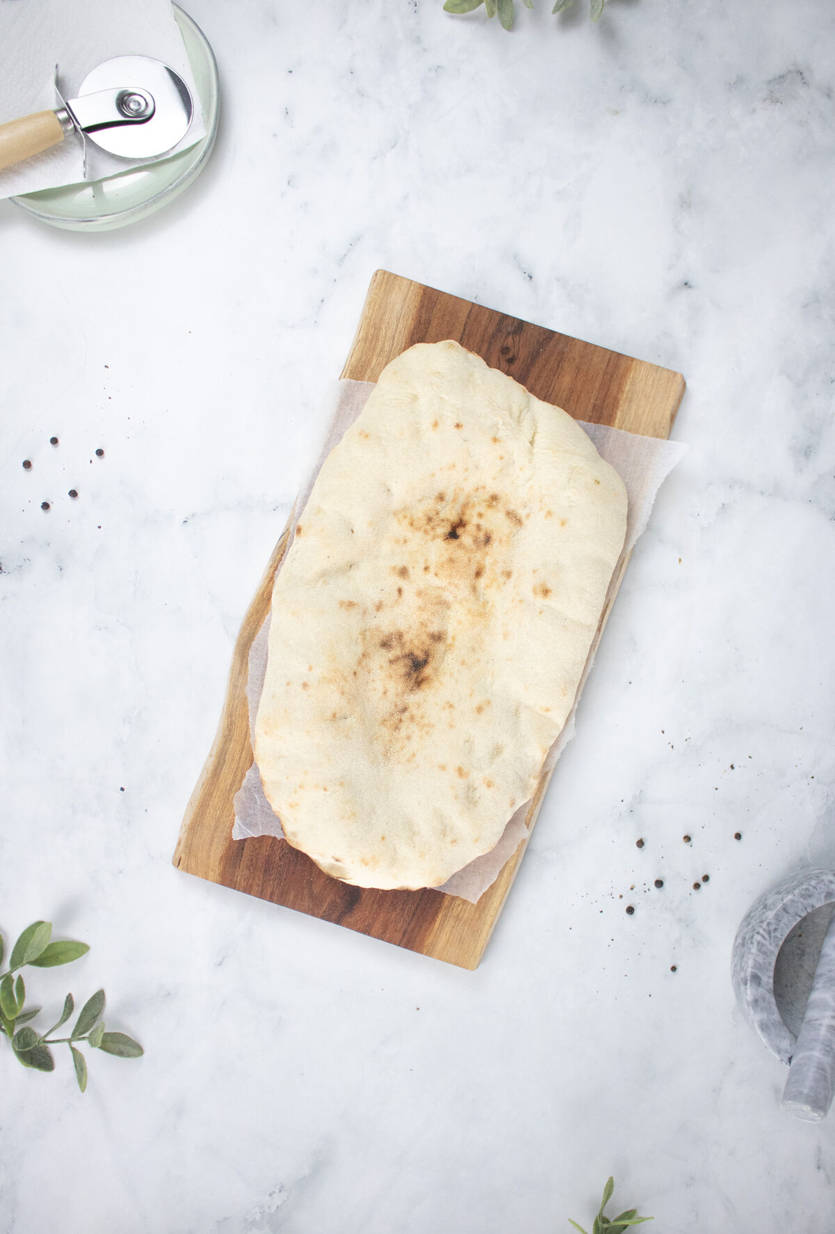 Pizza Base Slab, Artisan Plain Oval 30x15cm (24) IL UNO