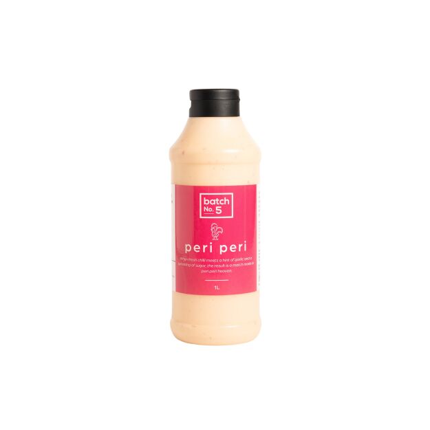 Sauce, Peri Peri Whole Egg 1Ltr Batch No.5 (GF)