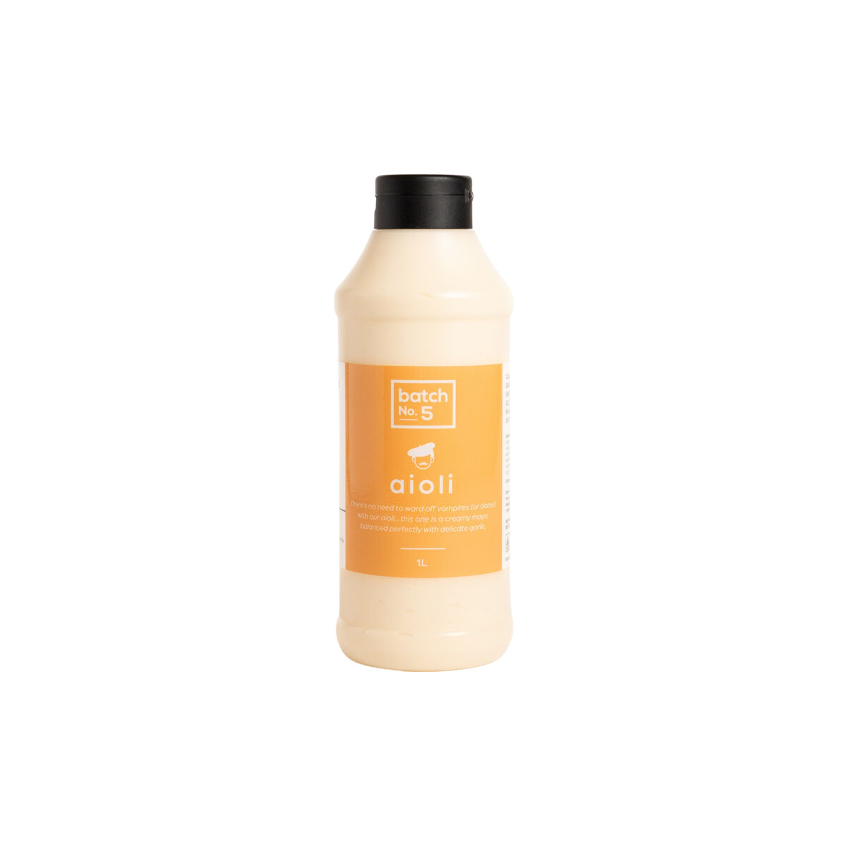 Mayonnaise, Aioli Whole Egg 1Ltr Batch No.5 (GF) (H)