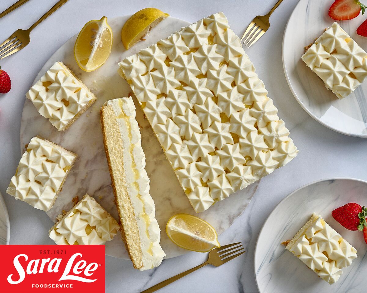 Cheesecake, Lemon Tray 1.35kg Sara Lee