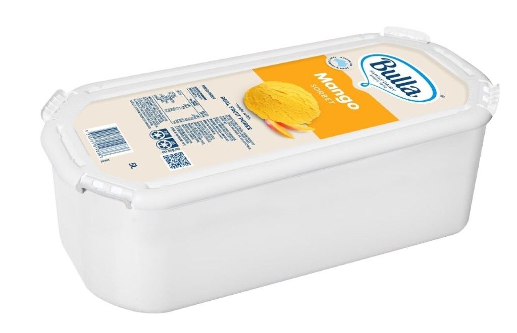 Sorbet, Mango 5L Tray Bulla