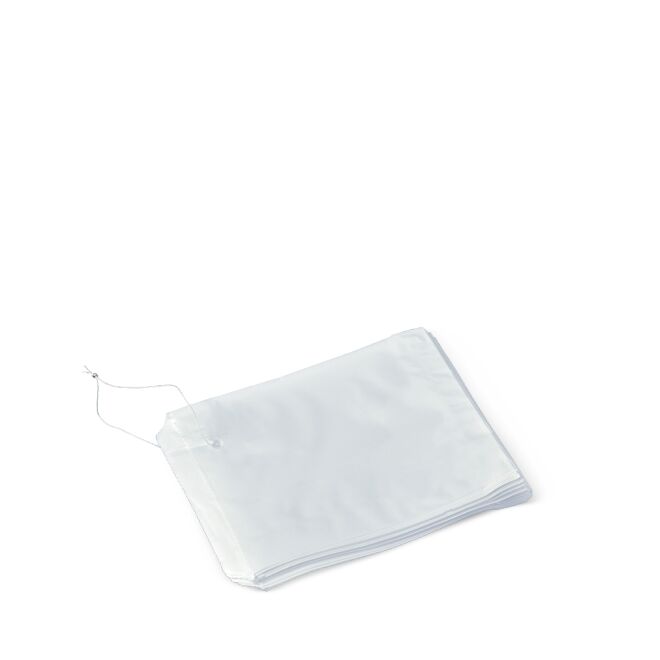Bag Flat #1/2 Bleach Strung 155 x 188 (500) Detpak