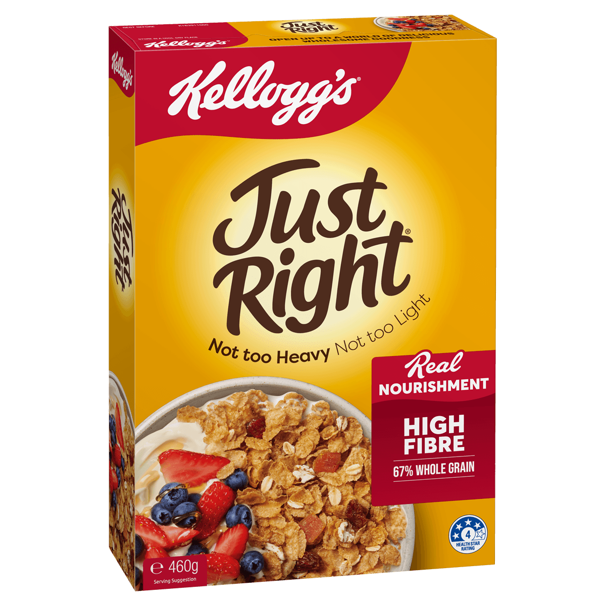 Cereal, Just Right Original 460gm Kelloggs