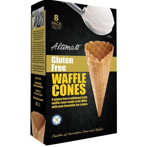 Altimate Waffle Cone Ice Cream Medium Serve