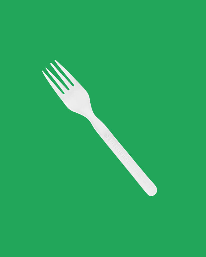 Fork, Bioplastic CPLA (50) Royalpac