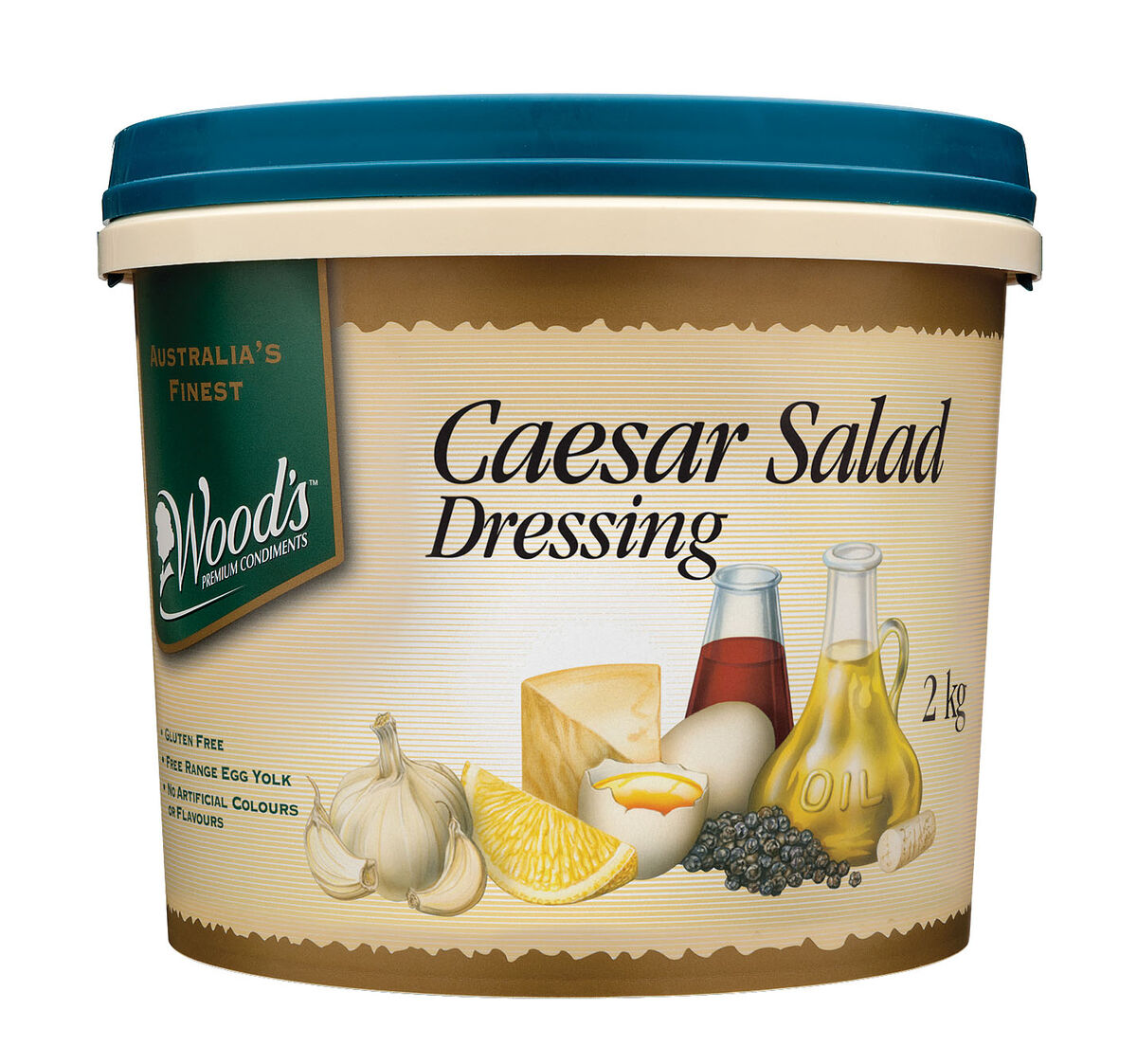 Dressing, Caesar 2kg Woods (GF)(H)