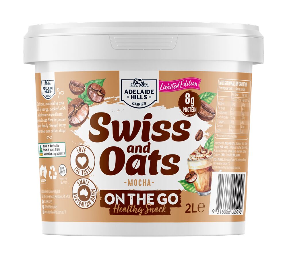 Swiss Oats Mocha, Adelaide Hills Dairy 2kg