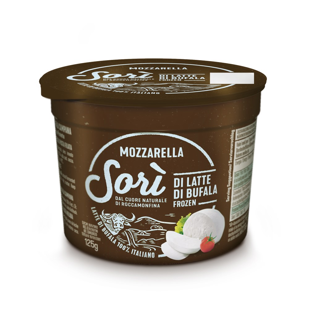 Cheese**Buffalo Mozzarella SORI 12X125gm Frozen