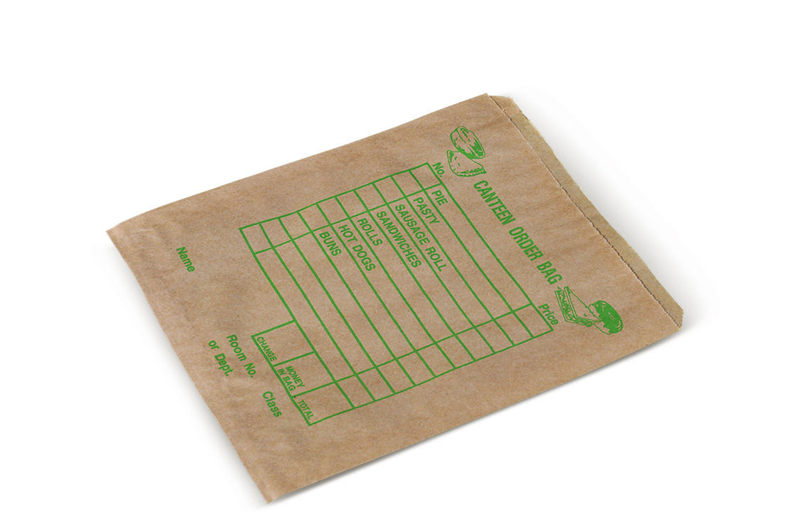 Bag, Lunch Print Flat #3 BR (500) 23x20cm