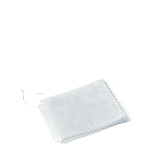Bags, Plain Flat #1/2 Long Bleach (500) 155X118mm