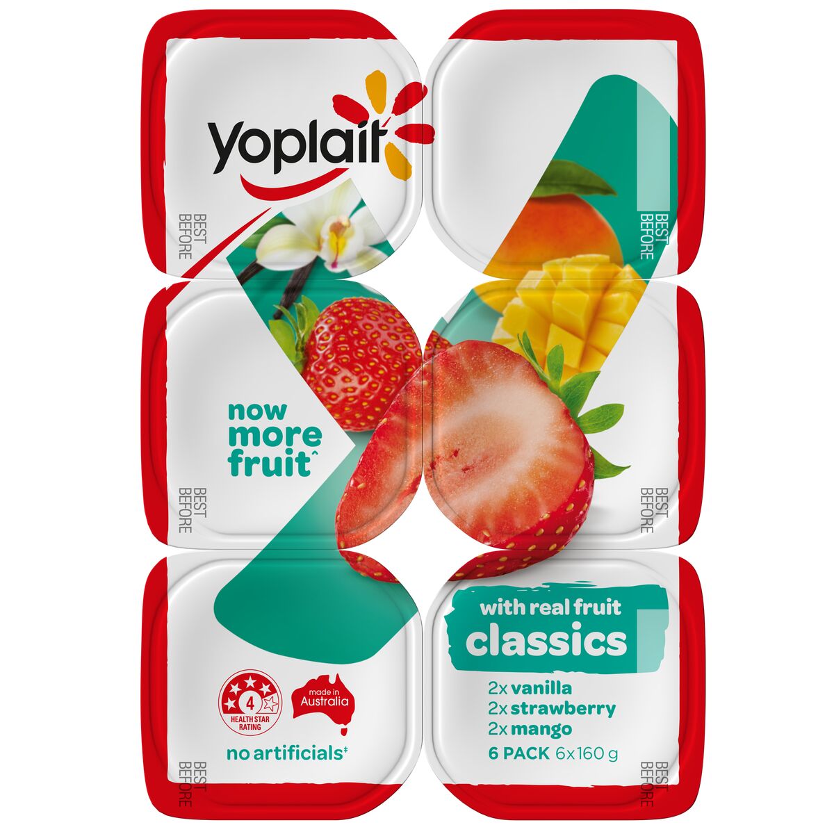 Yoghurt**Yoplait Classics 24x160gm Carton (GF) (H)